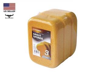 Dynaforge Dg-gs3 3 Pack Tile Grout Sponge 7-1/2 Inch X 5-1/4 2 Professional Heavy Duty