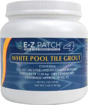 Ezp-137 E-z Patch 4 White Pool Tile Grout For Diy And Pro Repairs - Color Adjustable Refresh Ezp-137 E-z Patch 4 White Pool Tile Grout For Diy And Pro Repairs - Color Adjustable Refresh