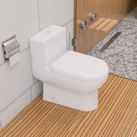 Tb351 Eago 811413022356 Dual-flush 1-piece Eco-friendly High-efficiency White