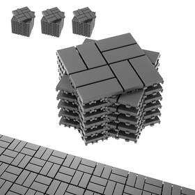 Echodeck Echo-dr-002-us Interlocking Deck Tiles Patio 44 Pack Ou