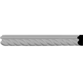 Ekena Millwork 192770416164 Pml01x01sy-case-4 Sydney Roped 4-pack Panel Moulding 1 Inch H X 1/2 P 94