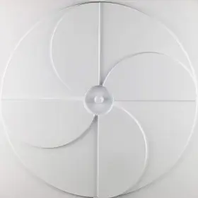 Wp20x20piwh Ekena Millwork 192770940379 19 5/8 Inch W X H Pinwheel Endurawall Decorative 3d Wall Panel