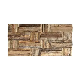 Wpw24x12anmena Ekena Millwork 192770957001 Antique Boat Wood Mosaic Wall Tile 23 3/4 Inch W X 11 7/8 H