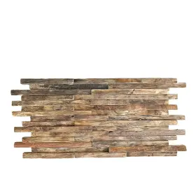 Wpw24x12stmena Ekena Millwork 192770957025 Stacked Boat Wood Mosaic Wall Tile 23 3/4 Inch W X 11 7/8 H