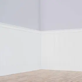 Ekena Millwork 313037113156 5/8 Inch X 96 56 Pvc Deluxe Shiplap Nickel Wainscoting Moulding Kit Fo