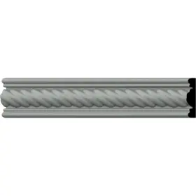Cas02x00al Ekena Millwork 849014000428 Alexandria Rope Window And Door Casing 2 Inch H X 1/2 P 94 L