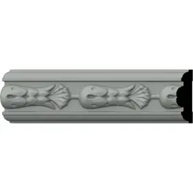 Cha02x00cr Ekena Millwork 849014000589 Crendon Chair Rail 2 3/4 Inch H X 7/8 P 94 1/2 L 4 Repeat Primed