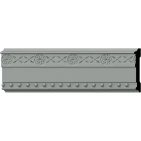 Ekena Millwork 849014000619 2 3/4 Inch H X 1/2 P 94 L 1 5/8 Repeat Tralee Chair Rail