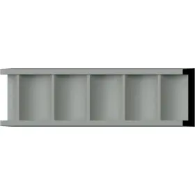 Ekena Millwork 849014000787 3 Inch H X 5/8 P 94 1/2 L Lyon Fluted Chair Rail