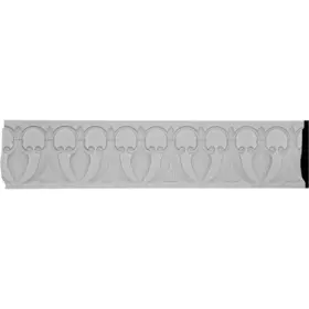 Cha06x00sp Ekena Millwork 849014000978 Springtime Chair Rail 6 3/4 Inch H X P 94 1/2 L Repeat Pr