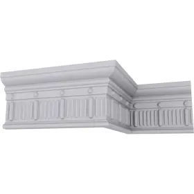 Mld04x01se Ekena Millwork 849014006246 Chair Rail 4 3/4 Inch H X 1 3/8 P 94 1/2 L White