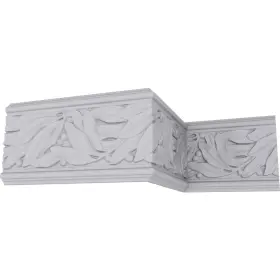 Mld05x01bo Ekena Millwork 849014006543 Brontes Chair Rail 5 Inch H X 1 3/8 P 94 1/2 L White