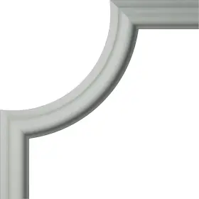 Pml01x00ab Ekena Millwork 849014011554 Pml11x11ab Aberdeen Corner Moulding Panel 11 1/4 Inch W X 1