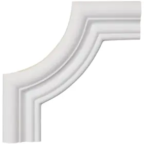 Pml01x00sw Ekena Millwork 849014030241 Pml06x06sw Swindon Corner Moulding Panel 6 Inch W X H 1