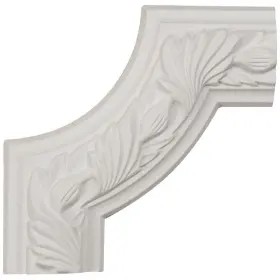 Pml02x00mi Ekena Millwork 849014030319 Pml06x06mi Milton Running Leaf Corner Moulding Panel 6
