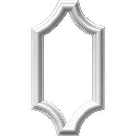 Pnl08x16as-02 Ekena Millwork 849014046358 8 Inch W X 16 H 1/2 P Ashford Molded Scalloped Wainscot Wall Panel