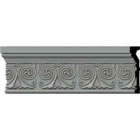 Cha04x01ra Ekena Millwork 849014094991 Ralston Chair Rail 4 5/8 Inch H X 1 P 94 1/2 L 3 7/8 Repeat Primed