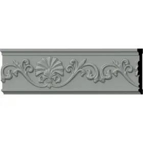 Cha05x01mu Ekena Millwork 849014095356 Millin Chair Rail 5 Inch H X 5/8 P 94 1/2 L 10 Repeat Primed