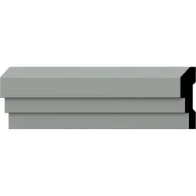 Cha04x01bl Ekena Millwork 889274830830 Blackthorne Chair Rail 4 Inch H X 1 P 94 1/2 L Primed