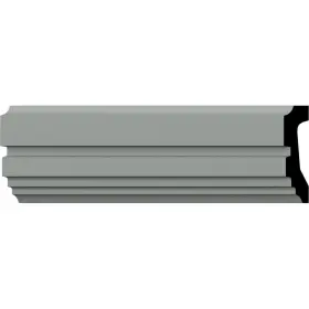 Ekena Millwork 889274830915 5 3/8 Inch H X 1 P 94 1/2 L Devon Chair Rail