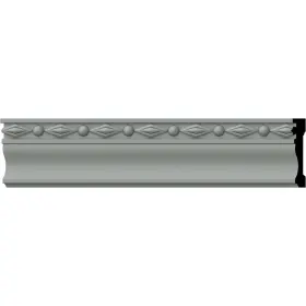 Ekena Millwork 889274831103 2 1/4 Inch H X 1/2 P 94 L Federal Chair Rail