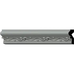 Ekena Millwork 889274831127 2 Inch H X 3/4 P 94 1/2 L Florence Chair Rail
