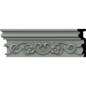 Cha04x01fa Ekena Millwork 889274831264 Fairmont Chair Rail 3 3/4 Inch H X 1 1/8 P 94 1/2 L Primed