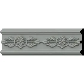 Cha04x00ae Ekena Millwork 889274831288 Amber Chair Rail 4 1/8 Inch H X 5/8 P 94 1/2 L Primed