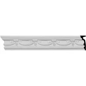 Cha05x02fe Ekena Millwork 889274831318 Federal Chair Rail 4 1/2 Inch H X 1 3/4 P 94 L Primed
