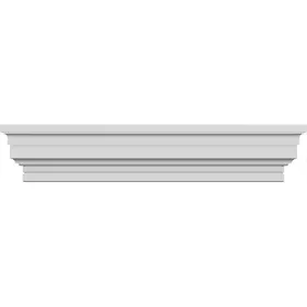 Crh04x34st Ekena Millwork 889274926281 Crosshead Factory Primed White