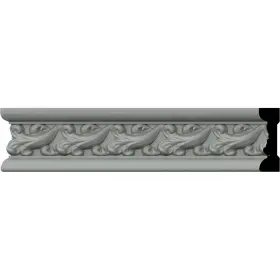 Cha02x01kn Ekena Millwork Kinsley Chair Rail 2 1/4 Inch H X 3/4 P 94 1/2 L 1 7/8 Repeat
