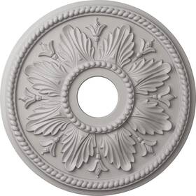 Ekena Millwork Cm18ed1uwf 18 1/8 Inch Od X 3 1/2 Id 2 3/4 P Ultra Pure White Flat Finish