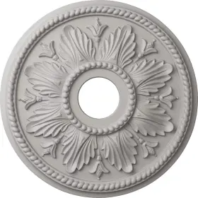 Cm18ed1uwf Ekena Millwork 18 1/8 Inch Od X 3 1/2 Id 2 3/4 P Ultra Pure White Flat Finish