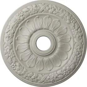 Cm24swpcf Ekena Millwork 1-1/2 Inch X 24 Polyurethane Swindon Ceiling Medallion Pot Of Cream