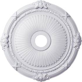 Ekena Millwork Cm27he Heaton Ceiling 27 1/2 Inch Od X 3 7/8 Id 2 1/4 P Primed