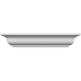 Ekena Millwork Crh06x96st-3 96 Inch Bottom 104 Top Width X 5 3/4 Hx1/2 P Standard