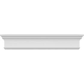 Ekena Millwork Crh07x101 Endurathane Traditional Crosshead With Trim 101 Inch Bottom Width X 104 7/8 Top
