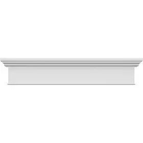 Crh07x53bt Ekena Millwork Endurathane Craftsman Crosshead- Bottom Trim 53 Inch Width X 57 Top