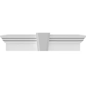 Crh09x32ka Ekena Millwork 32 Inch Bottom Width X 38 1/4 Top 9 H X1 P Crosshead With Deco