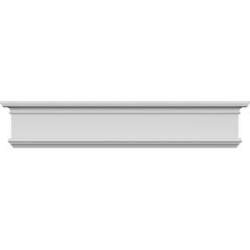 Ekena Millwork Crh09x87be Endurathane Bedford Crosshead 87 Bottom Width X 91 3/8 Top 8 5/8h
