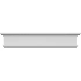 Crh09x87be Ekena Millwork Endurathane Bedford Crosshead 87 Bottom Width X 91 3/8 Top 8 5/8h