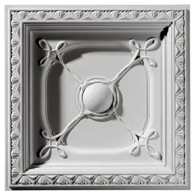 Ct24x24co Ekena Millwork Ceiling Tile 24 Inch X24 Glue Up/nail Up Polyurethane In White