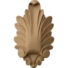 Ros03x06hial Ekena Millwork Large Hillsborough Center 3 5/8 Inch W X 6 H 1 1/8 P Alder