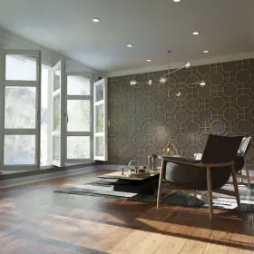 Walw12x12x0375brdal Ekena Millwork Small Bradley Decorative Fretwork Wood Wall