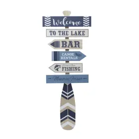 Elements 028225396968 Wood Lake House Directional Wall Sign