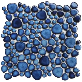 Elephantile 786194400528 Cobalt Blue Pebble Tiles For Shower Floor Bathroom Wall Mosaic Tile Se Elephantile 786194400528 Cobalt Blue Pebble Tiles For Shower Floor Bathroom Wall Mosaic Tile Se