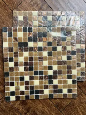 304876 Elida Ceramica 843336001446 2 Glass Mosaic Wall Tile 13 X Number 304876. Nocturnal Multi Grain New