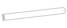 Emser Tile 759147985984 W32raku0112jlm Raku 12 Inch X 1 Matte Ceramic Grout - Silver