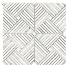 M05allusi1212mpl Emser Tile M05allu1212mpl Alluro - 12 Inch X Square Basketweave Silver