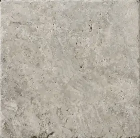 T06travsi0404aut Emser Tile T06trav0404aut Trav Ancient Tumbled - 4 Inch X Square Silver